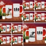 Pack Canecas, Camisas, Bodys e Azulejos São Jorge - Imagem 4