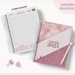 Agenda Rosa com Glitter 2023 - Imagem 4