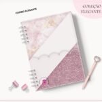 Agenda Rosa com Glitter 2023 - Imagem 3