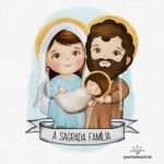 Sagrada Família Aquarela - Kit Digital