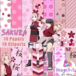 Sakura de Naruto - Kit Digital