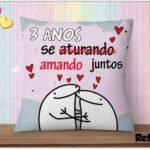 Artes Almofadas Flork Eternos Apaixonados - Imagem 3