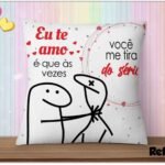 Artes Almofadas Flork Eternos Apaixonados - Imagem 4