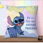 Artes Almofadas Stitch Namorados - Imagem 7