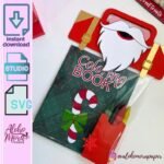 Tag do Papai Noel para Bolsa de Atividades