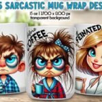 Café sarcástico - Artes para Canecas