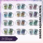 Aquarela Perfil - Coletiva Signos