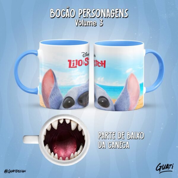 Coleção Bocão Personagens Vol 3 - Artes para Canecas - Imagem 1