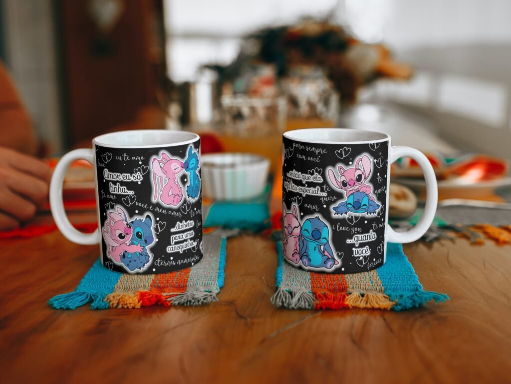 Stitch-e-Angel-Canecas-8-scaled Kit Artes Canecas - Stitch in Love - Imagem 16
