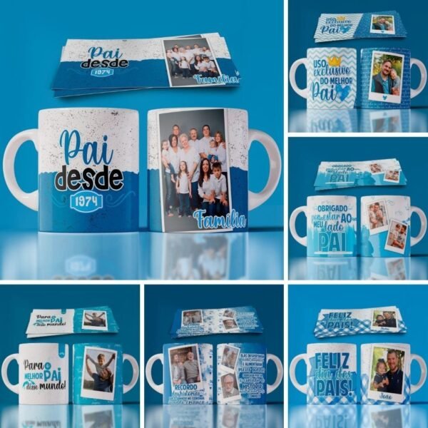 Dia dos Pais Foto - Estampas Canecas - Imagem 1