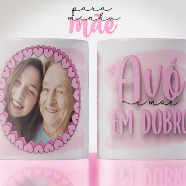 Estampas Canecas Mães Foto e Frases - Imagem 11