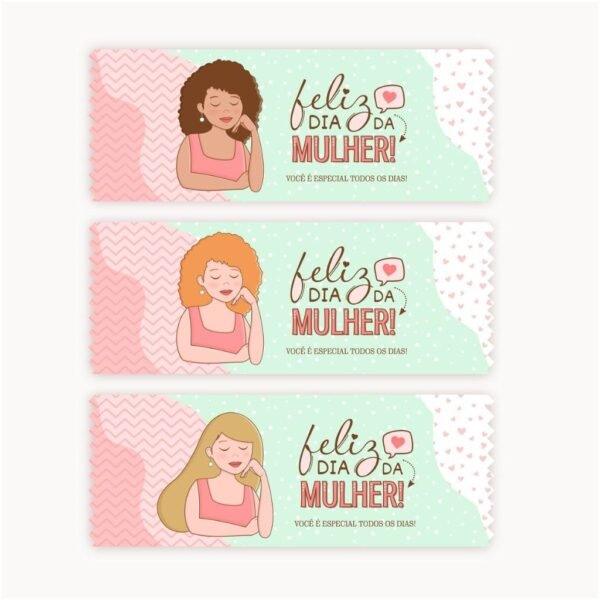 Kit Printables Mulheres - Balinha/chocolate 90g/kitkat/brinco/elástico - Imagem 11
