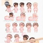 Babies - Combo Ilustrações e Papéis - Imagem 5
