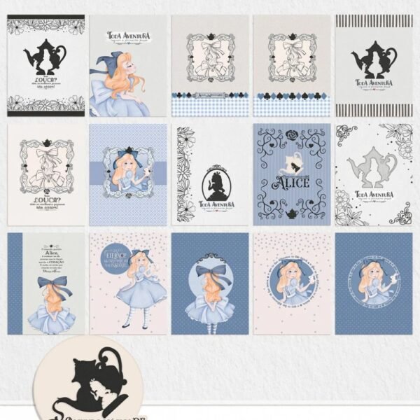 Alice Outline Cadernos | Capas | Bloquinhos - Tita - Imagem 6