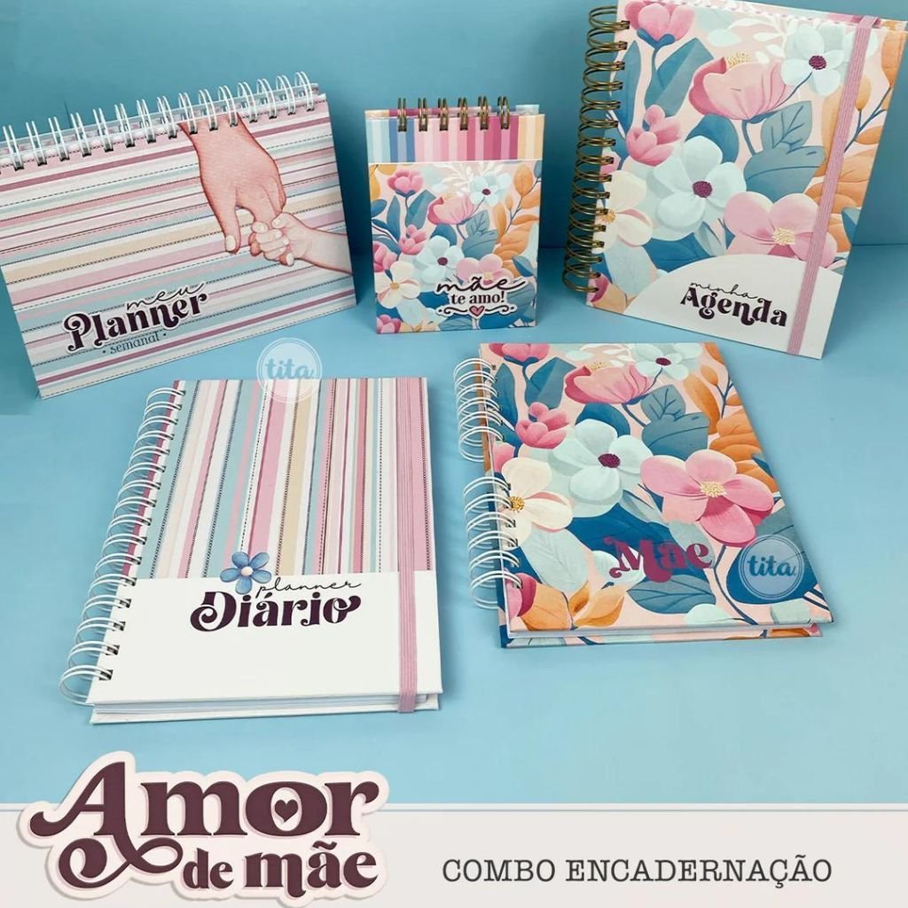 Tita-Combo-Encadernacao-Amor-de-Mae.jpg Amor de Mãe - Combo Encadernação - Imagem 1