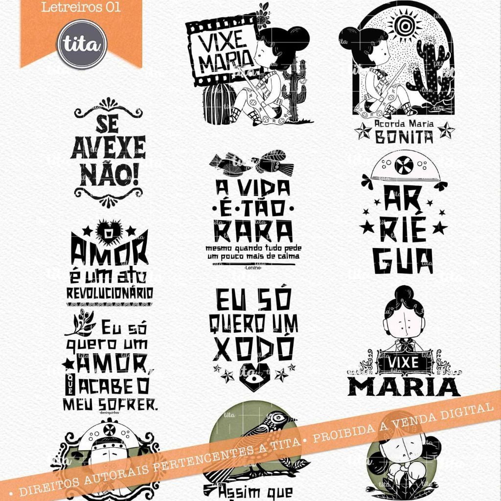 Tita-Cordel-2.0-Combao-Ilustracoes-Papeis-5.jpg Cordel 2.0 - Combão Ilustrações + Papéis - Imagem 4