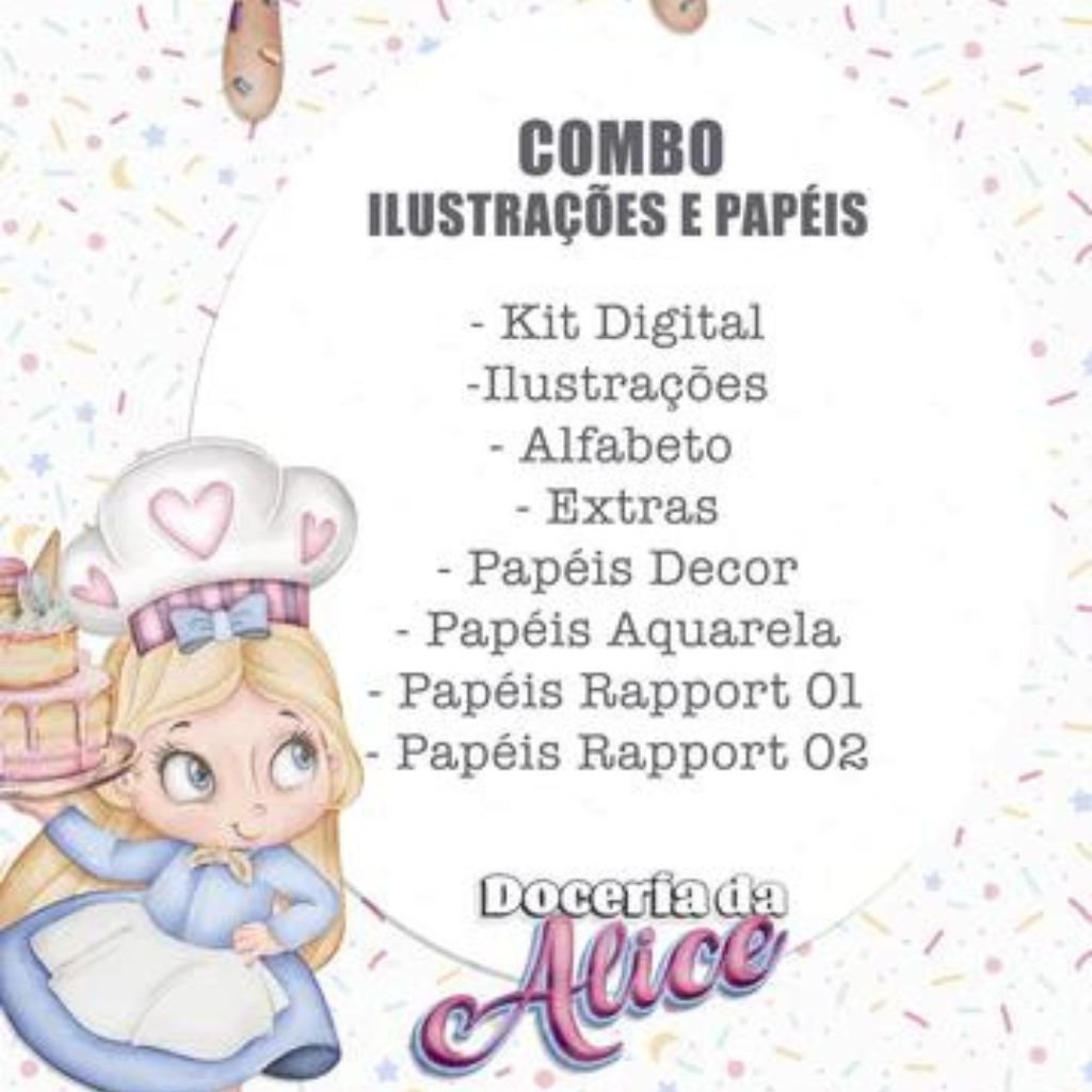 Tita-Doceria-da-Alice-Combo-Ilustracoes-e-Papeis.jpg Doceria da Alice - Combo Ilustrações e Papéis - Imagem 1