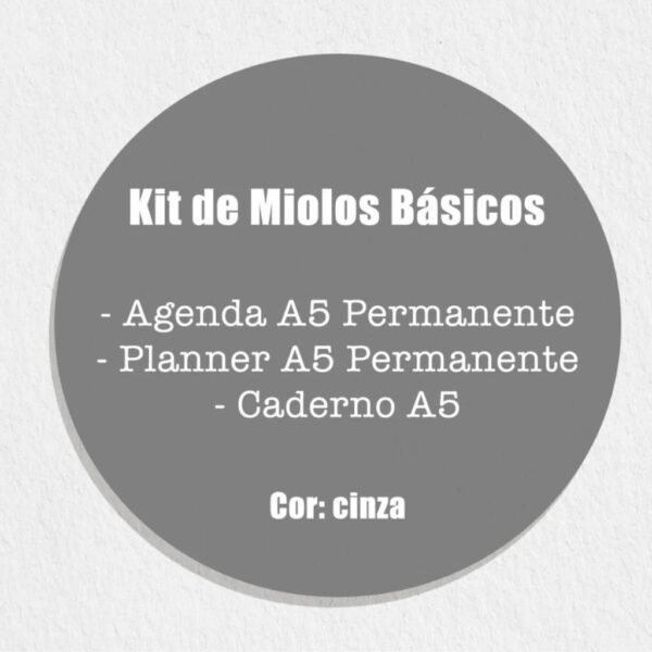 Kit Miolos Básicos Permanente Cinza - Tita - Imagem 7
