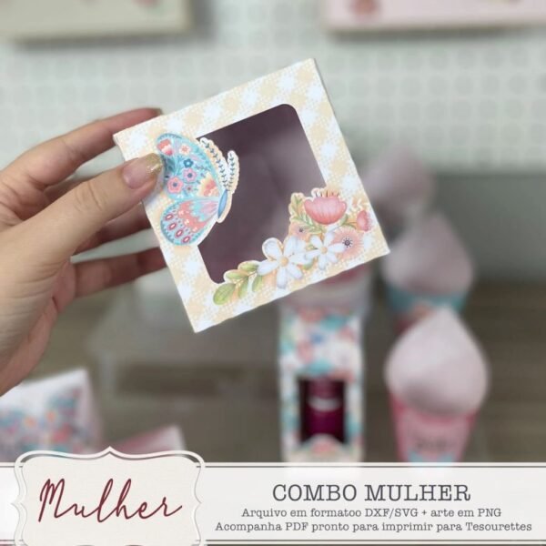 Combo Mulher Festita - Arquivos de Corte - Imagem 2