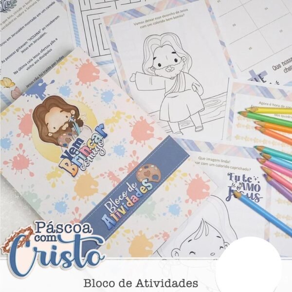 Páscoa com Cristo - Bloco de Atividades - Imagem 2