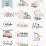 Páscoa Kids - Combo Ilustrações e Papéis - Imagem 8