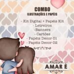 Amar É 2.0 - Combo Ilustrações e Papéis
