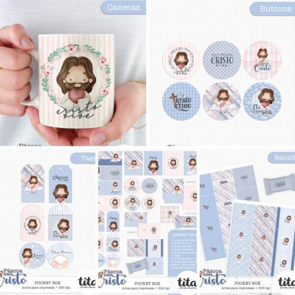 Páscoa com Cristo - Mega Pocket Box - Imagem 1