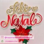 Topos de Bolo - Coletiva Natal 2023 (Toppers de Luxo) - Imagem 11