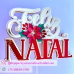 Topos de Bolo - Coletiva Natal 2023 (Toppers de Luxo) - Imagem 12