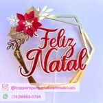 Topos de Bolo - Coletiva Natal 2023 (Toppers de Luxo) - Imagem 5