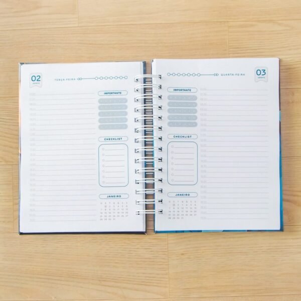 Combo Agendas Datadas 2024 | A5 + Capas | 30 miolos Col. Topázio (Amarantto) - Imagem 34