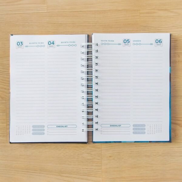 Combo Agendas Datadas 2024 | A5 + Capas | 30 miolos Col. Topázio (Amarantto) - Imagem 18