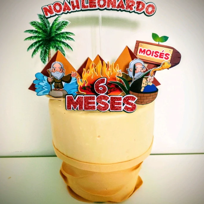 Topo-Moises Moises - Topo de Bolo - Imagem 1