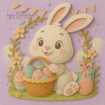 Coelhinho da Páscoa 2- Topo de Bolo