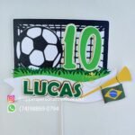 Kit 10 Topos para Bolo - Copa Qatar - Imagem 10