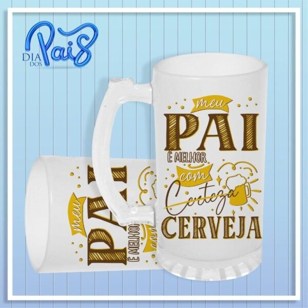 Artes e Vetores para Caneca Chopp Dia dos Pais | Kit 4/22 - Imagem 2