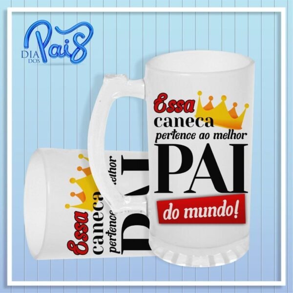 Artes e Vetores para Caneca Chopp Dia dos Pais | Kit 4/22 - Imagem 9