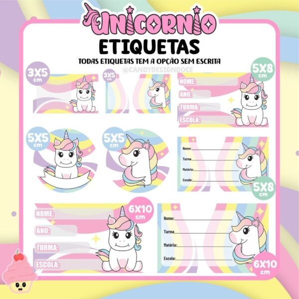 Kits Escolares - Dino | Unicórnio 2023 - Imagem 11