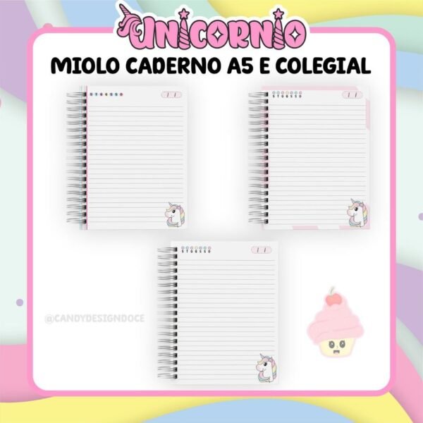 Kits Escolares - Dino | Unicórnio 2023 - Imagem 13