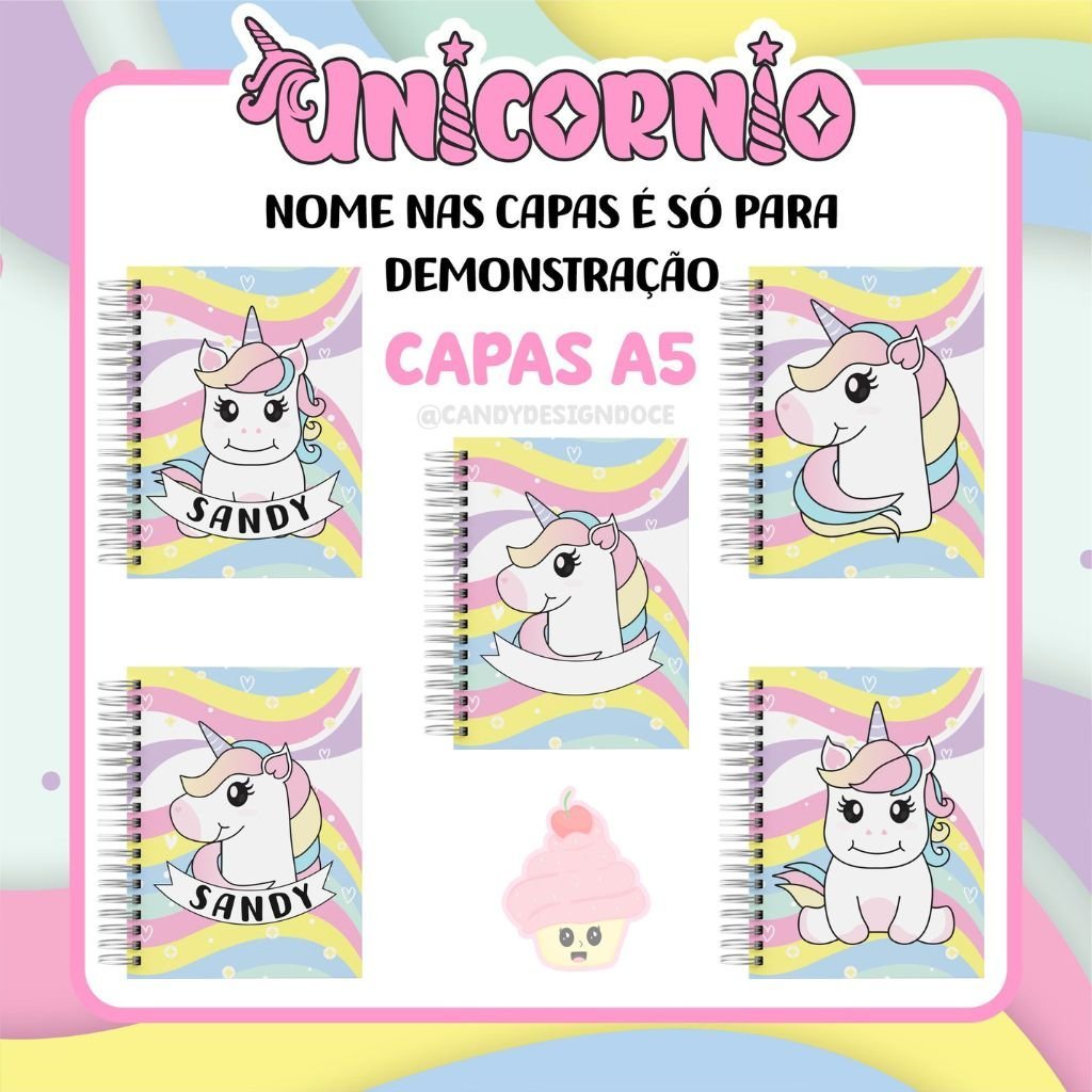 Volta-as-Aulas-Candy-Design-15.jpg Kits Escolares - Dino | Unicórnio 2023 - Imagem 15