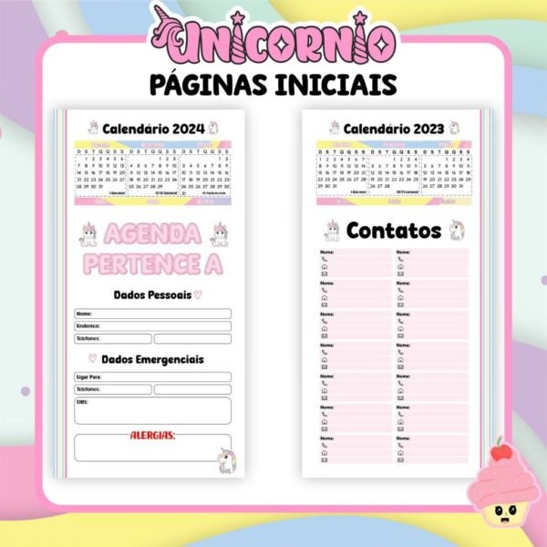 Kits Escolares - Dino | Unicórnio 2023 - Imagem 16