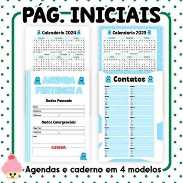 Kits Escolares - Dino | Unicórnio 2023 - Imagem 8