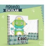Combo Escolar Agendas | Miolo Neutro | Etiquetas - Imagem 4