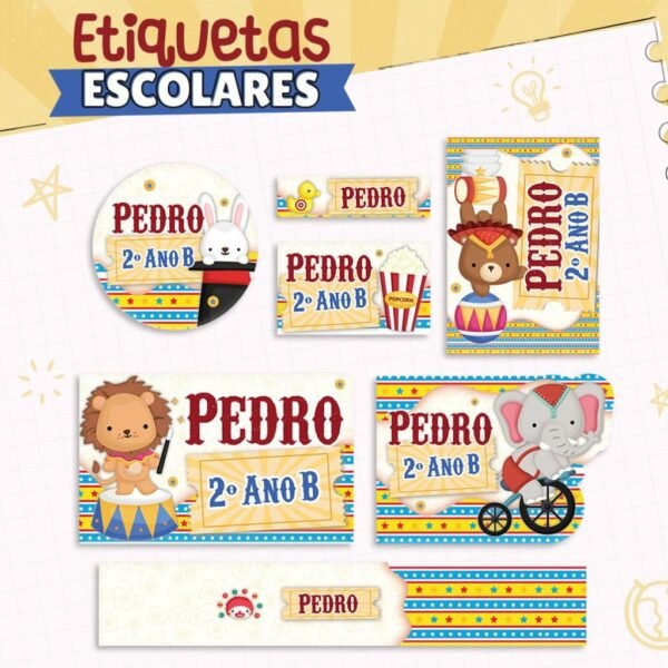 Combo Escolar Agendas | Miolo Neutro | Etiquetas - Imagem 6