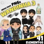 Kit Digital - Wandinha Wednesday 3