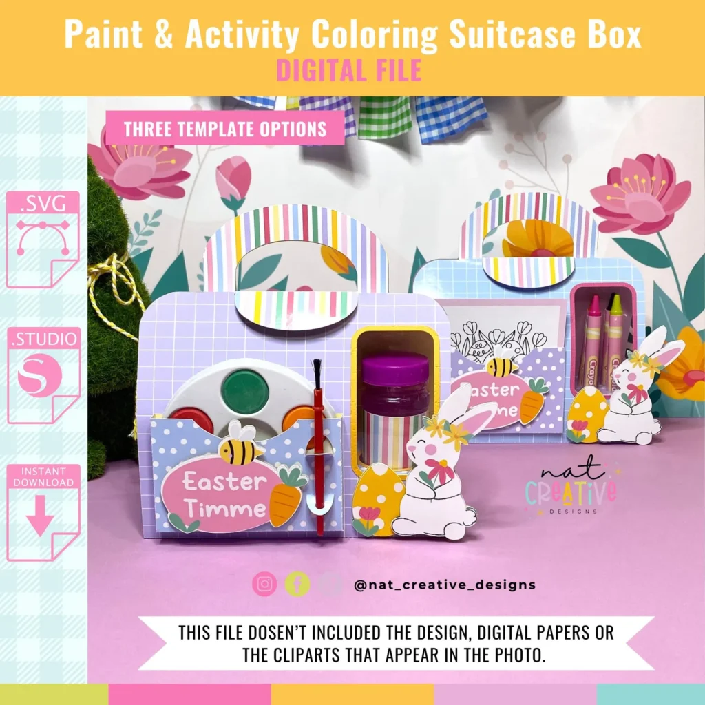 Watercolor-Paint-and-Activity-Coloring-Box-scaled Caixa para colorir aquarela e atividades Páscoa - Imagem 1