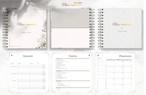 Planner Nosso Casamento (Da noiva) Permanente - Imagem 8