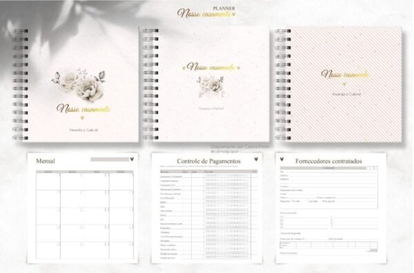 Planner Nosso Casamento (Da noiva) Permanente - Imagem 9