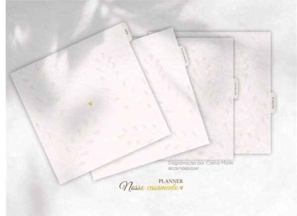 Planner Nosso Casamento (Da noiva) Permanente - Imagem 11