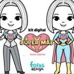 Kit Digital Supermãe Tons Claros